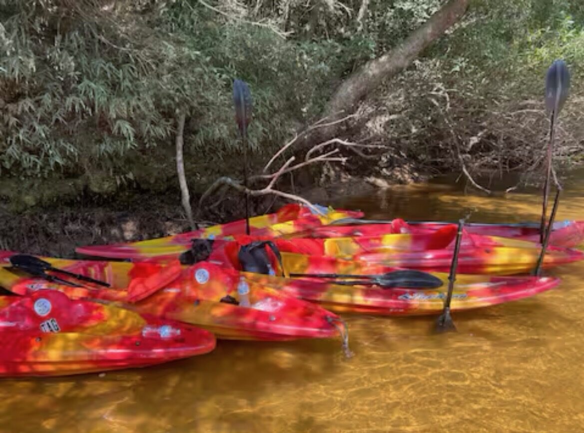 Kayaks on Black Creek